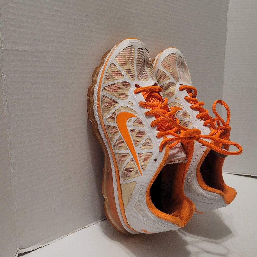Nike Air Max 2011 NIKEID Orange Whit Men's Sneakers Shoes Size 10